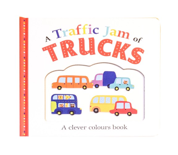 A Traffic Jam of Trucks - a Clever Colours Board Book